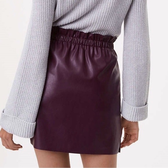 The Loft Faux Leather Mini Skirt - Picture 3 of 9